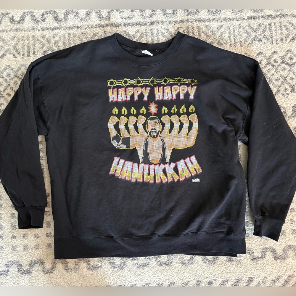 Colt Cabana Happy Happy Hanukkah Sweater - 3XL